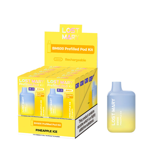 Lostmary BM600 vape kit - Pineapple ice