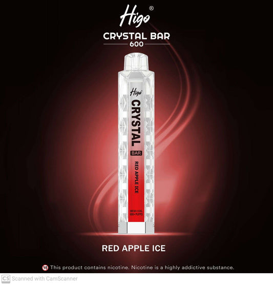 HIGO CRYSTAL 600 - RED APPLE ICE