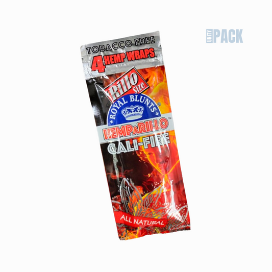 Cali Fire - Royal Blunts Hemparillo Wraps 4 Pack (15 Packs in Box)