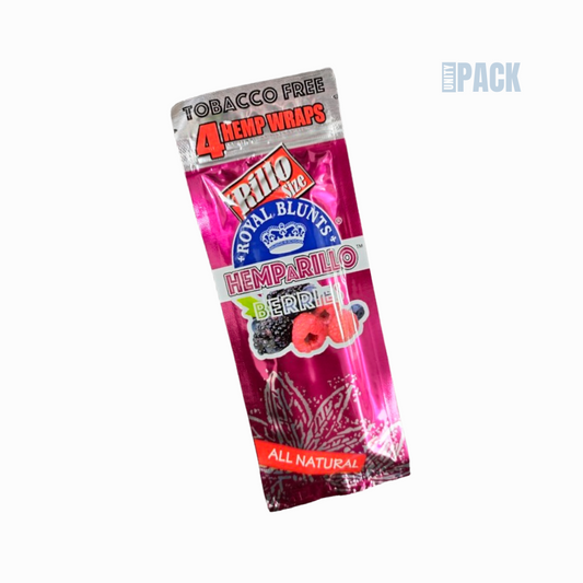 Berries - Royal Blunts Hemparillo Wraps 4 Pack (15 Packs in Box)