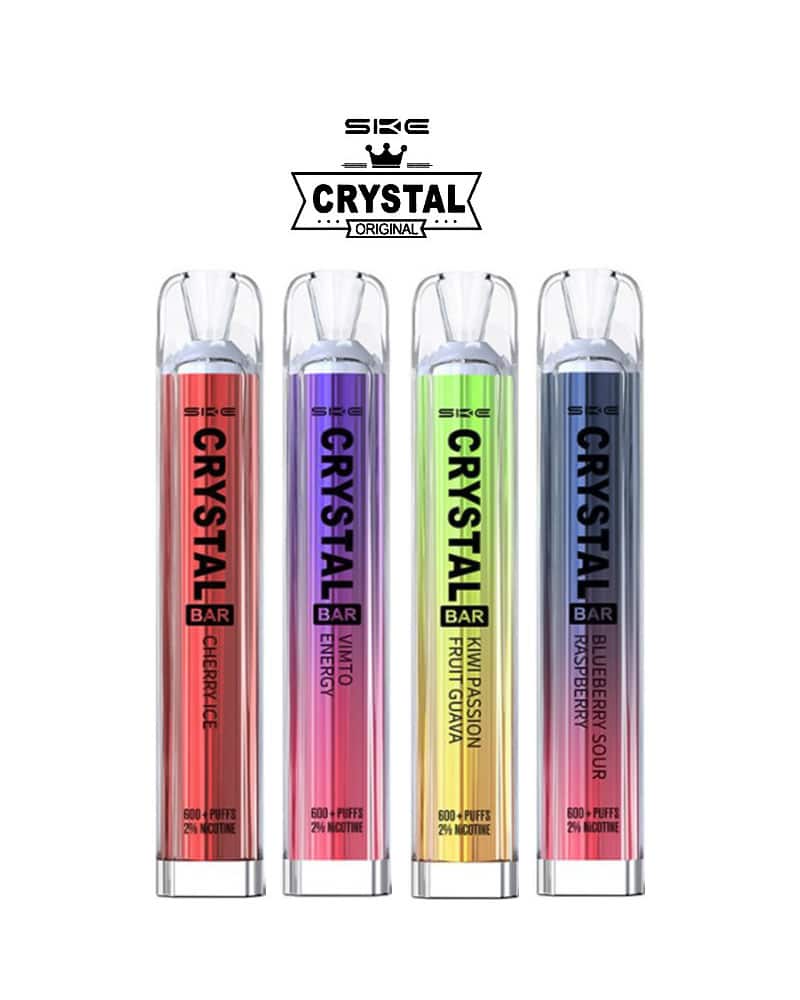 SKE CRYSTAL DISPOSABLE VAPE 600 10s Pack – UNITY PACK
