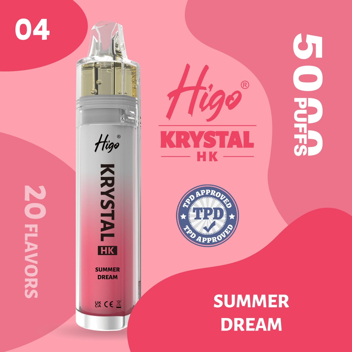 Higo Krystal HK 5000 puffs Vape - Summer Dream