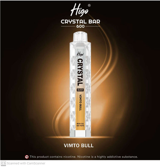 HIGO CRYSTAL 600 - VIMTO BULL