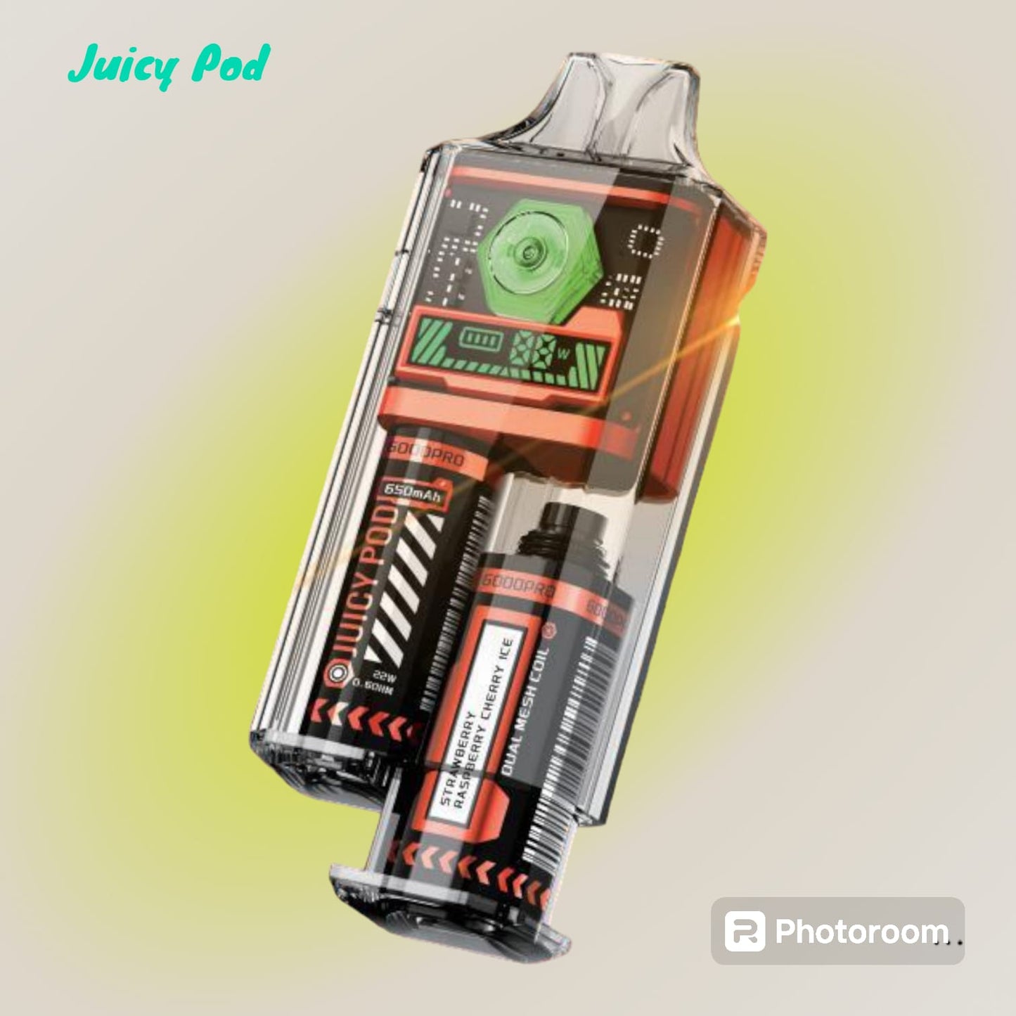 Juicy Pod Pro 6000 Puffs Disposable Vape Device