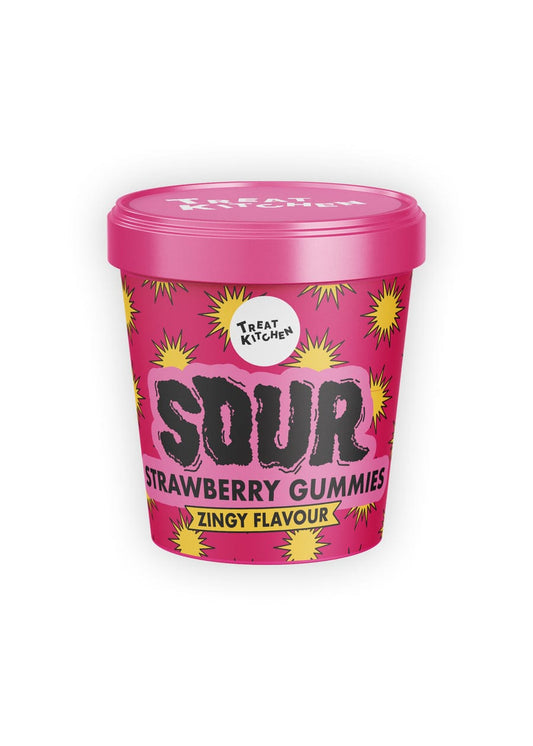 Treat Kitchen Strawberry Gummies Sour Tub