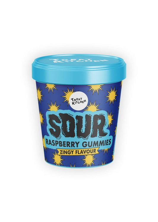 Treat Kitchen Raspberry Gummies Sour Tub