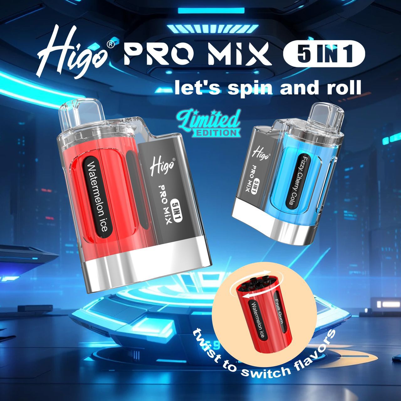 Higo Pro Mix 5 in 1 | 6666 puffs | Special Edition