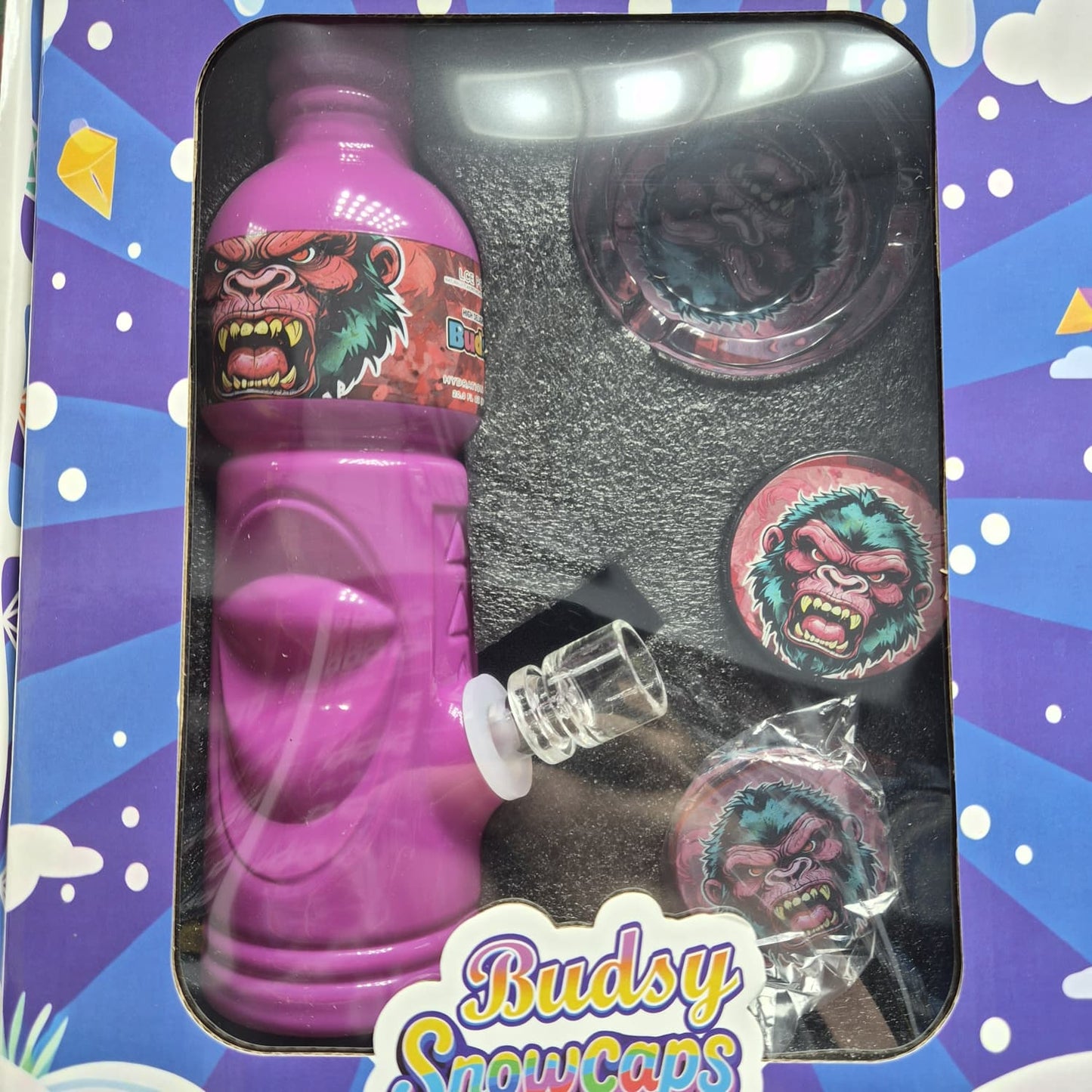 Smoking Bong Set Bottle Yellow