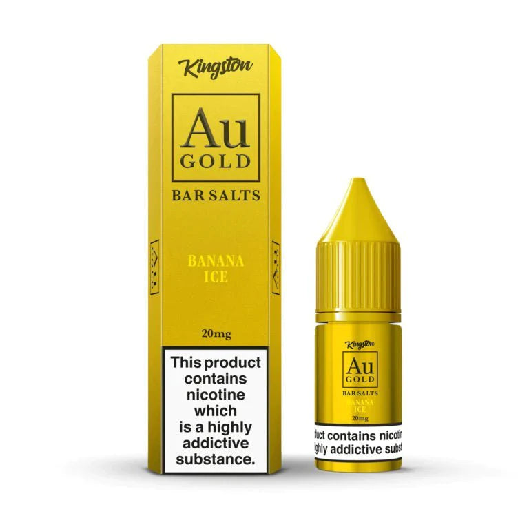 BANANA ICE - Kingston AU Gold 10mL Nic Salt 10-Pack