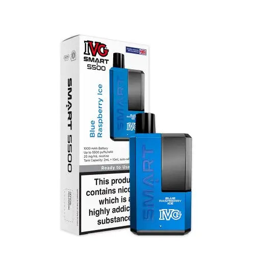 IVG Smart 5500 Puffs Refillable Rechargeable Disposable Vape Kit UNITY PACK IVG Smart 5500 Puffs Refillable Rechargeable Disposable Vape Kit UNITY PACK