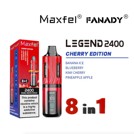 Maxfel Fanady Legend 2400 | 8 In 1 | Cherry Edition