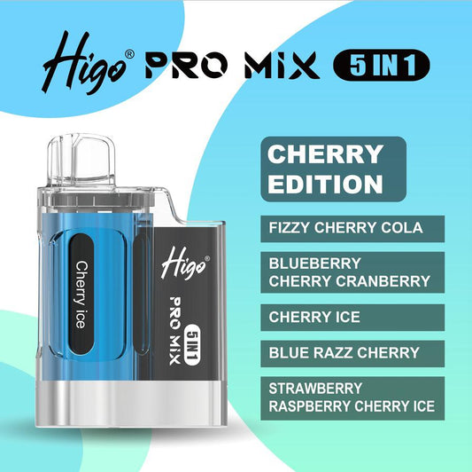 Higo Pro Mix 5 in 1 | 6666 puffs | Cherry Edition