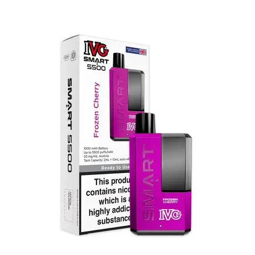 IVG Smart 5500 Puffs Refillable Rechargeable Disposable Vape Kit UNITY PACK IVG Smart 5500 Puffs Refillable Rechargeable Disposable Vape Kit UNITY PACK