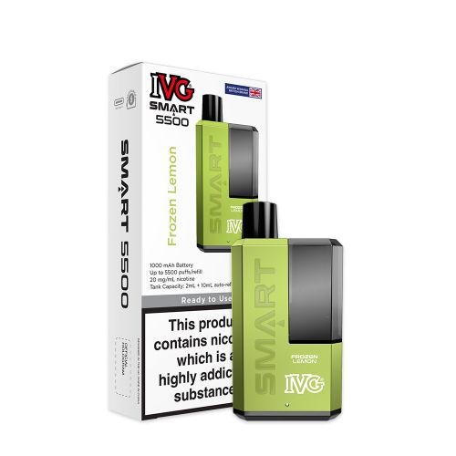 IVG Smart 5500 Puffs Refillable Rechargeable Disposable Vape Kit UNITY PACK IVG Smart 5500 Puffs Refillable Rechargeable Disposable Vape Kit UNITY PACK