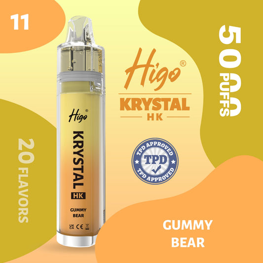 Higo Krystal HK 5000 puffs Vape - Gummy Bear