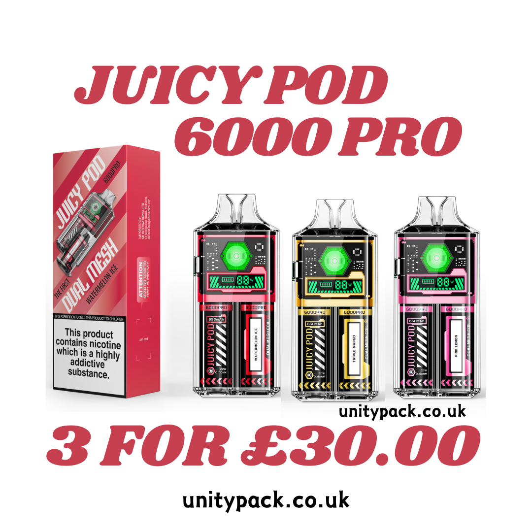 Juicy Pod Pro 6000 Puffs Disposable Vape Device