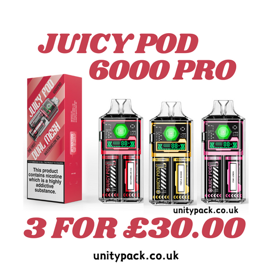 Juicy Pod Pro 6000 Puffs Disposable Vape Device