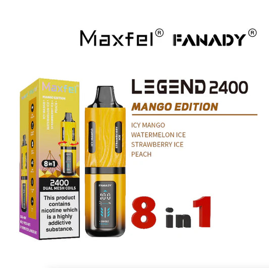 Maxfel Fanady Legend 2400 | 8 In 1 | Mango Edition