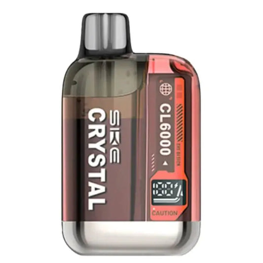SKE Crystal CL6000 Prefilled Pod Kit - Peach Mango Watermelon