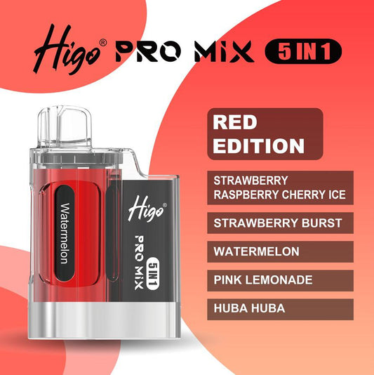 Higo Pro Mix 5 in 1 | 6666 puffs | Red Edition