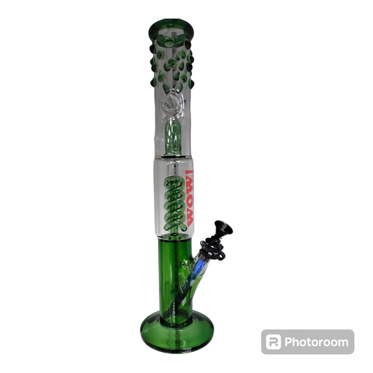 17" Heavy Glass Bong Smoking Hookah Percolate Bong