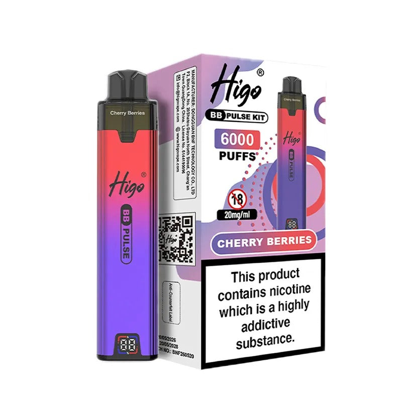Higo BB Pulse 6000 Vape Kit PACK of 5
