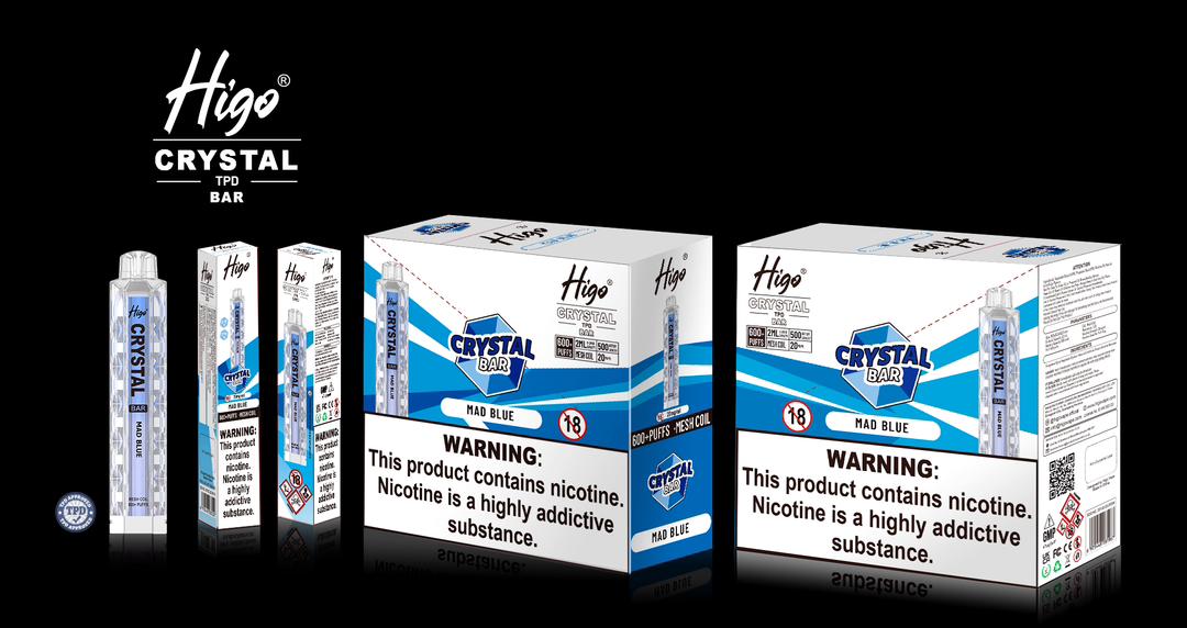 HIGO CRYSTAL 600 PUFFS DISPOSABLE VAPE