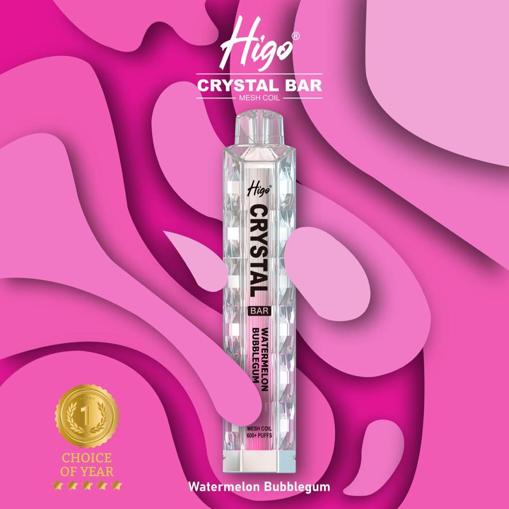 HIGO CRYSTAL 600 PUFFS DISPOSABLE VAPE