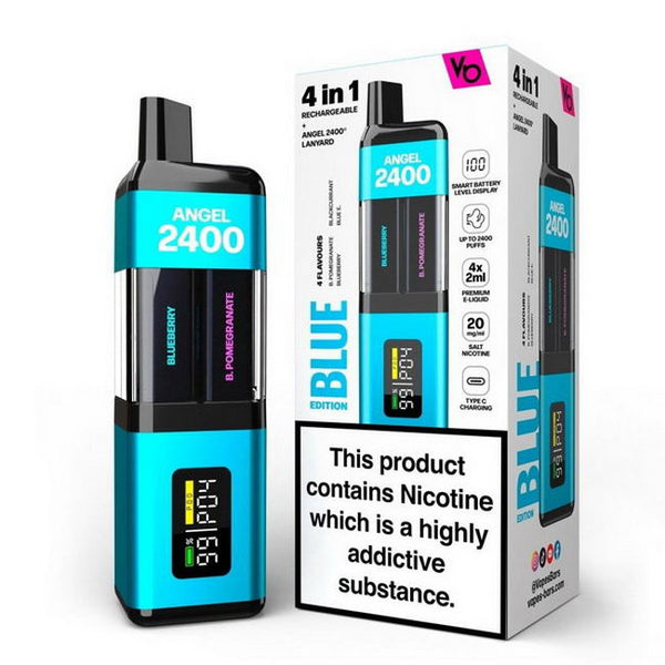 Angel 2400 puffs 4 in 1 Rechargeable Vape Kit