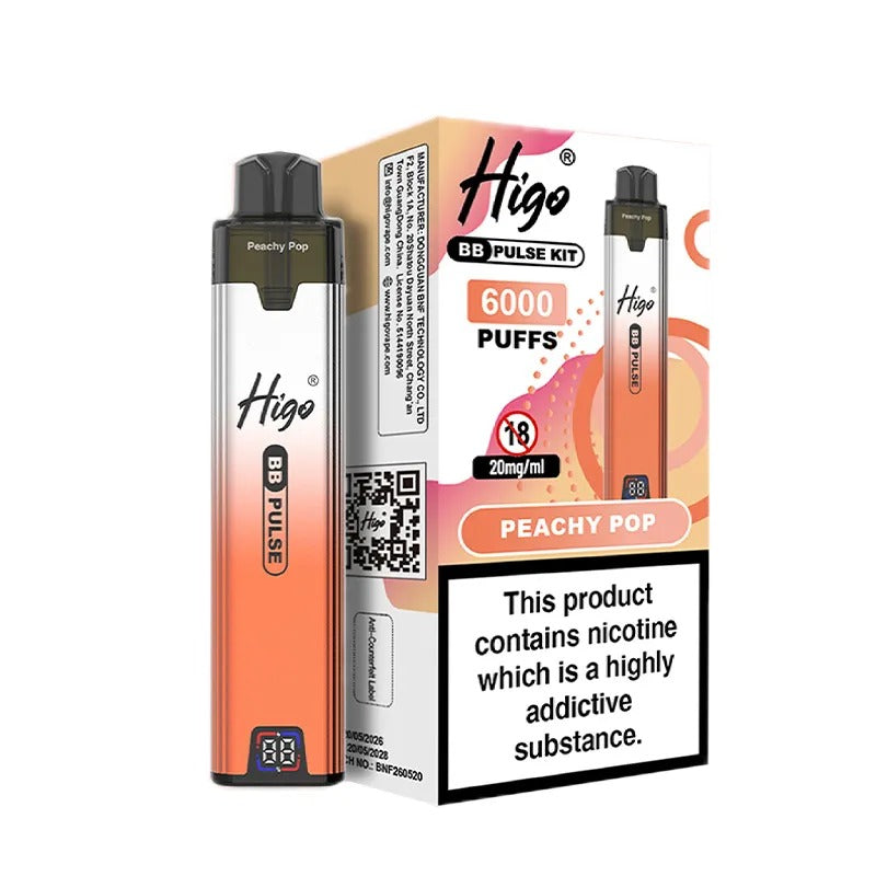 Higo BB Pulse 6000 Vape Kit PACK of 5