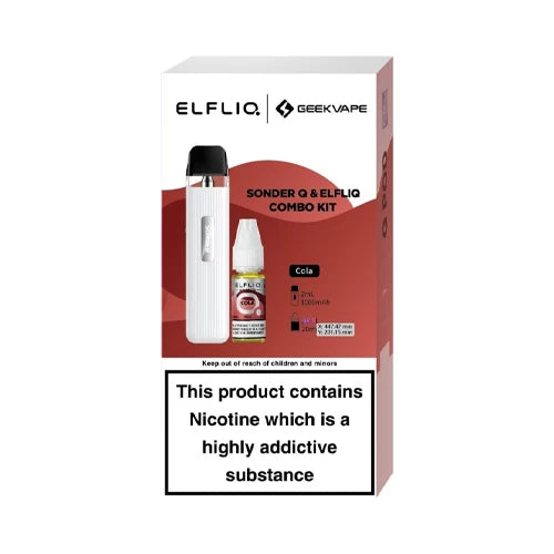 GeekVape Sonder Q Pod Kit with ELFLIQ E-Liquid Exclusive Bundle