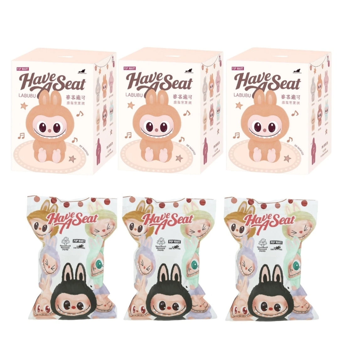 LABUBU The Monsters Big into Energy, Have a seat & Macaron Doll