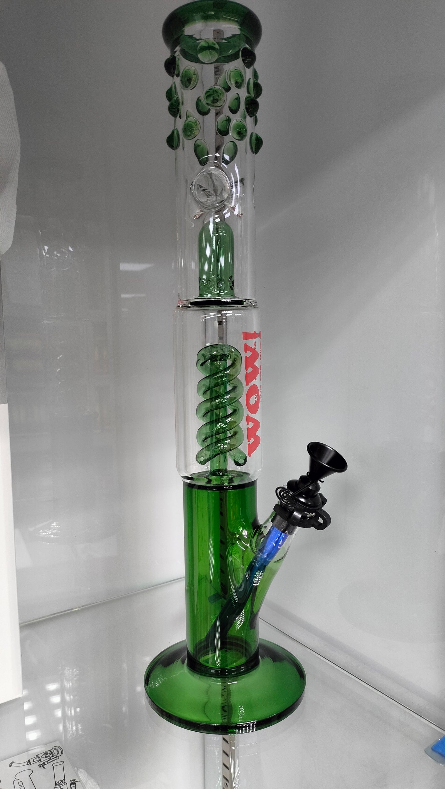 17" Heavy Glass Bong Smoking Hookah Percolate Bong