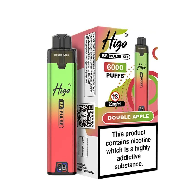 Higo BB Pulse 6000 Vape Kit PACK of 5