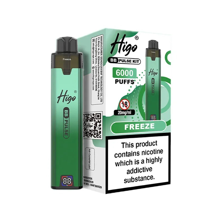 Higo BB Pulse 6000 Vape Kit PACK of 5