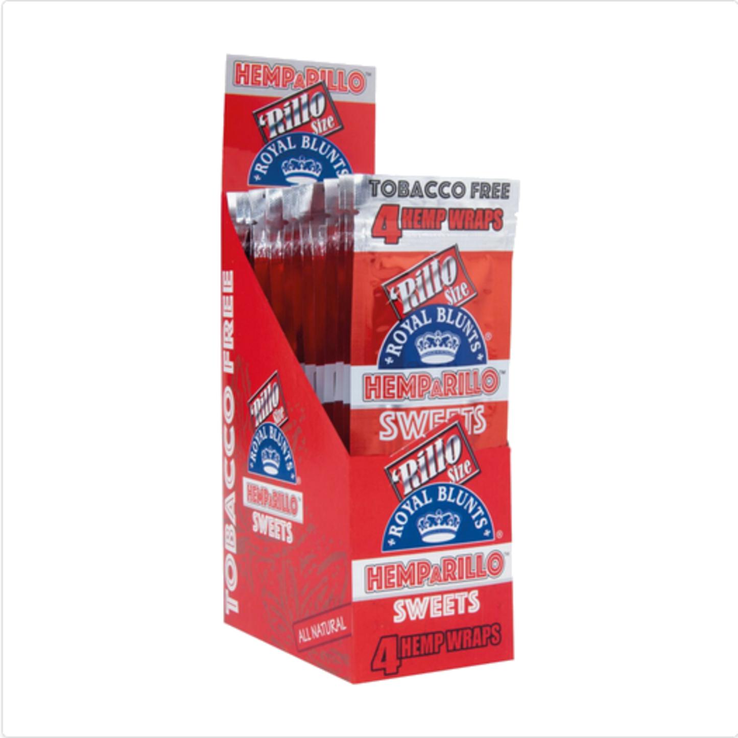 Sweets - Royal Blunts Hemparillo Wraps 4 Pack (15 Packs in Box)