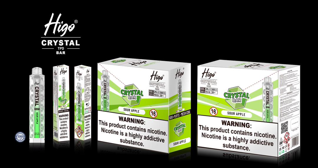 HIGO CRYSTAL 600 PUFFS DISPOSABLE VAPE