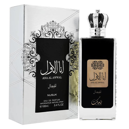Ana Al Awwal Men Silver EDP 100ml by Nusuk