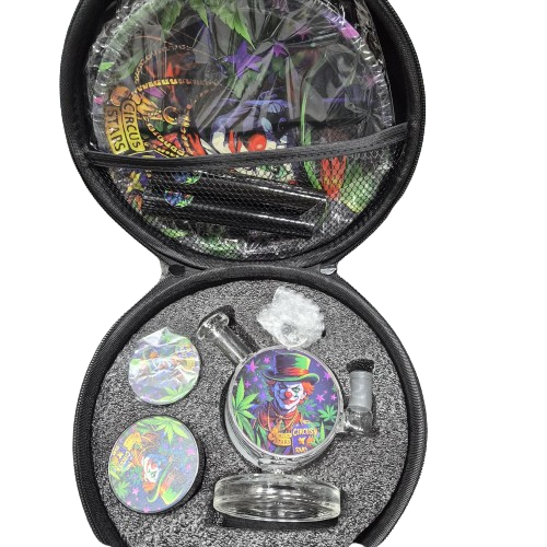 Smoking Bong Set Round Bag