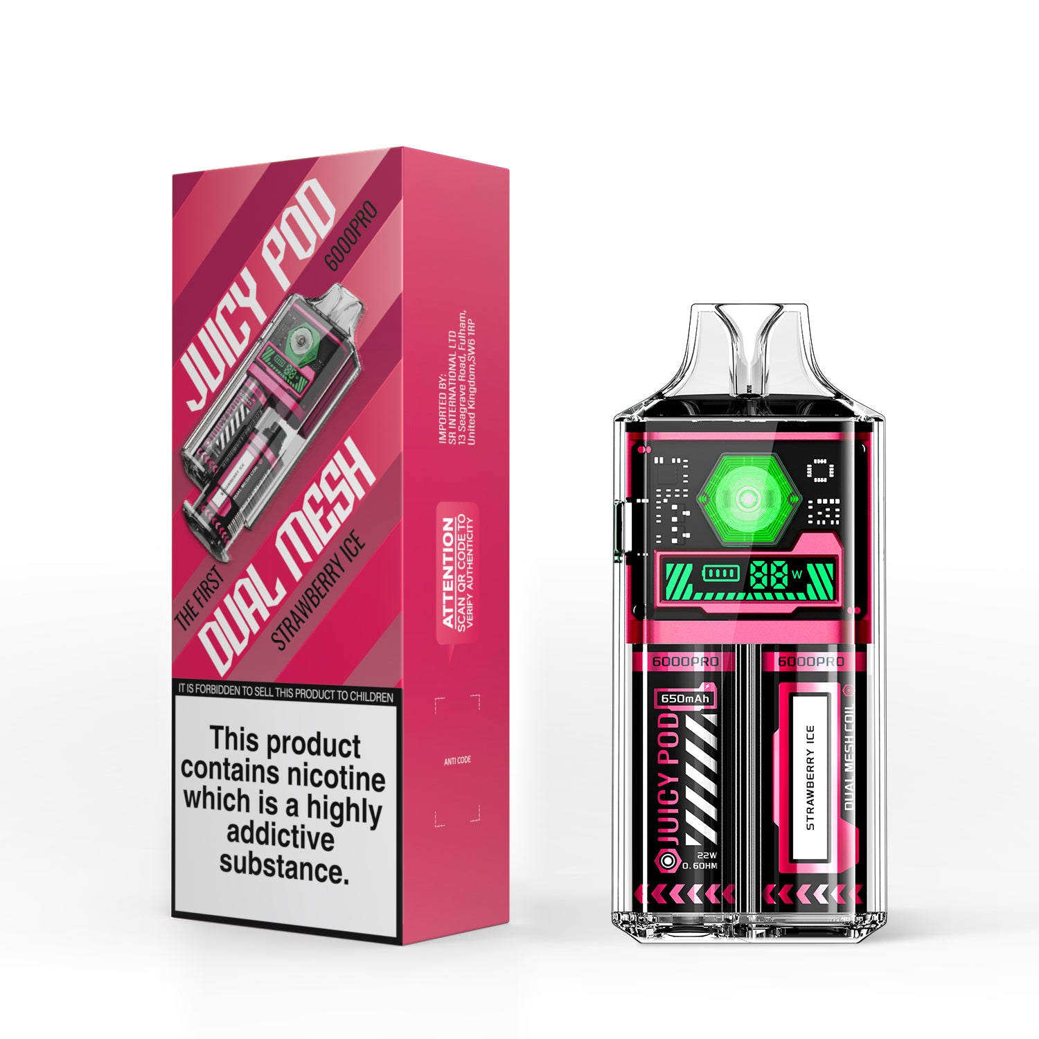 Unityplug Vape Juicy Pod Pro 6000 Puffs Disposable Vape Device – UNITY PACK