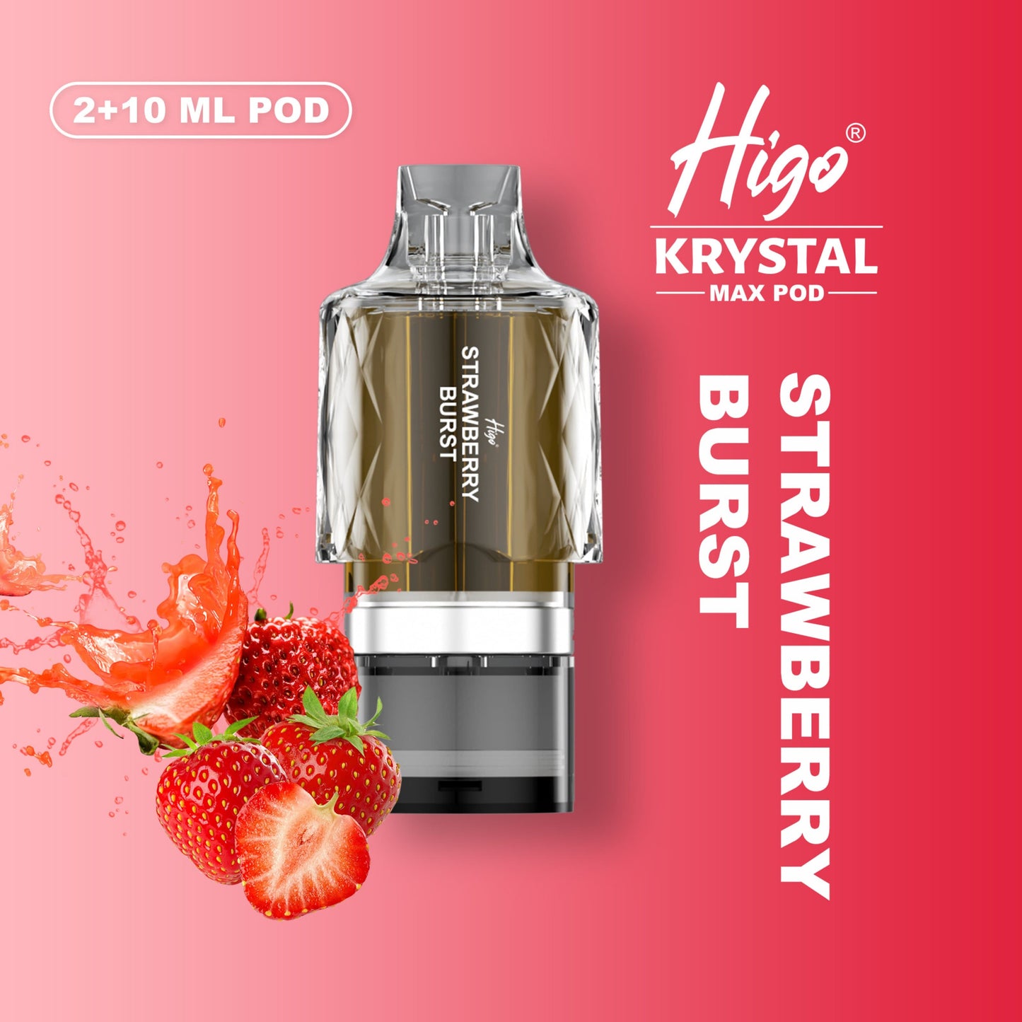 Higo Krystal Max 7500 Prefilled Pod Kit - Strawberry Burst